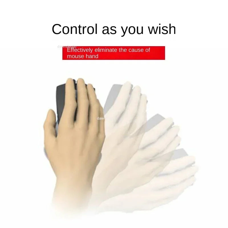 Ergonomic Mouse Pad Wrist Pad Silicon Gel Non-Slip Streamline Wrist Rest Support Mat Computer Mousepad for Office Gaming PC