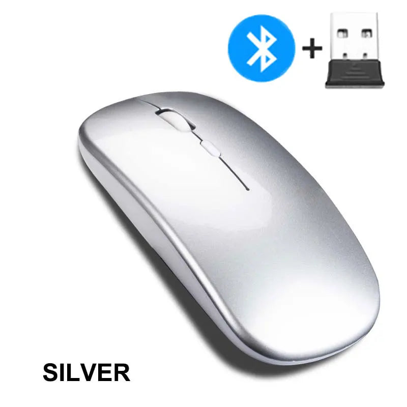 Ratón Inalámbrico Bluetooth 5,0 Para Tableta, Ordenador Portátil, Mini Ratón Inalámbrico Ultradelgado, Modo De Batería, Conectar Por Bluetooth