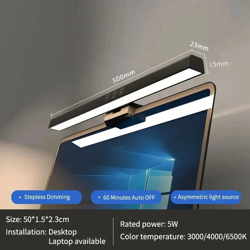 Barra de luz LED para monitor