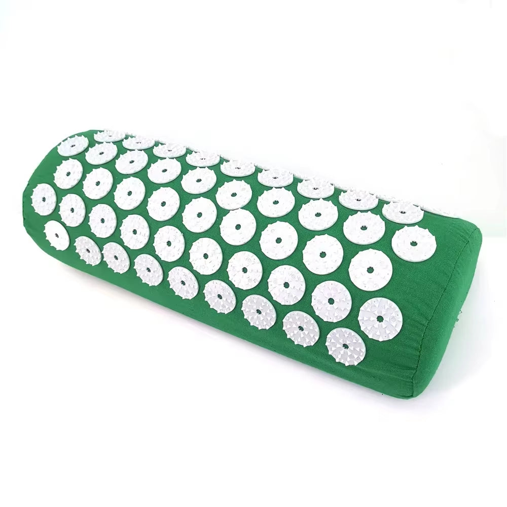 Cojín Masajeador, Estera De Masaje Para Yoga, Acupresión, Alivia El Dolor, Estrés, Espalda, Dolor Corporal, Estera Con Puntas, Estera De Acupuntura Y Juego De Almohadas