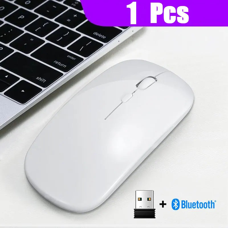 Ratón Inalámbrico Bluetooth 5,0 Para Tableta, Ordenador Portátil, Mini Ratón Inalámbrico Ultradelgado, Modo De Batería, Conectar Por Bluetooth