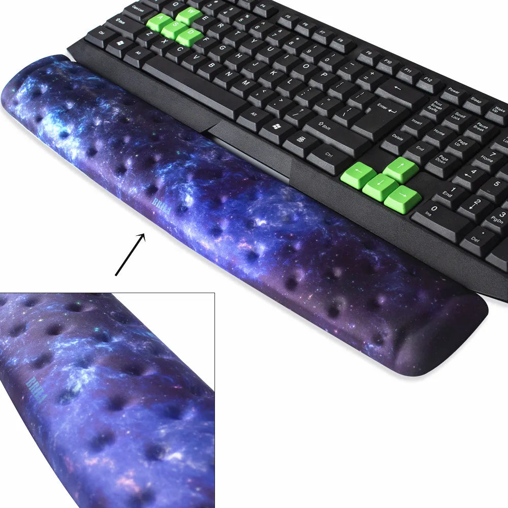 Ergonomic Memory Foam Mouse & Keyboard Wrist Rest Support Cushion Pad for Office Work and PC Gaming, Fatigue Pain Relief