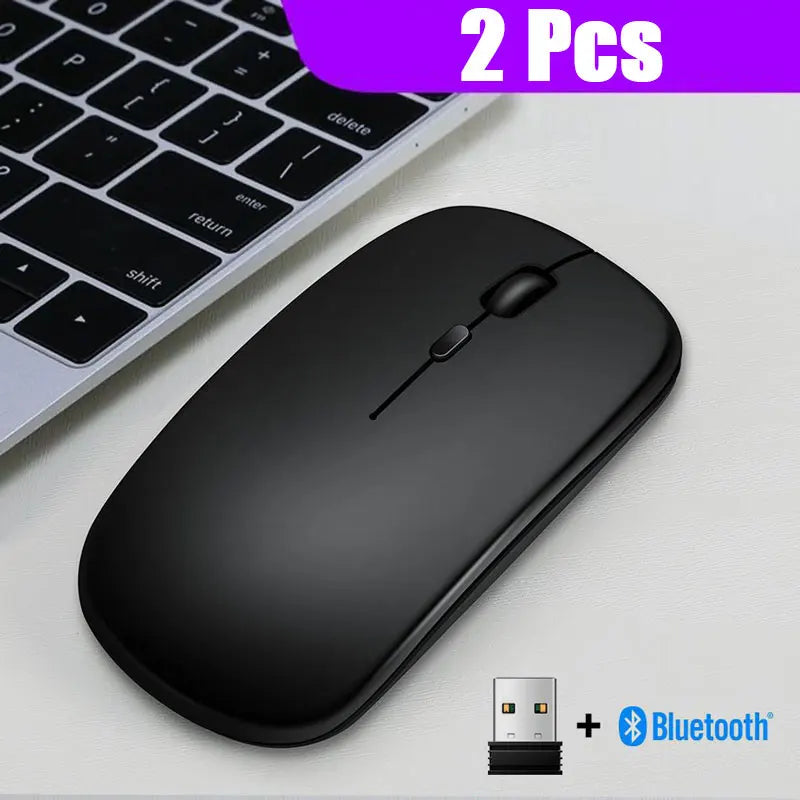 Ratón Inalámbrico Bluetooth 5,0 Para Tableta, Ordenador Portátil, Mini Ratón Inalámbrico Ultradelgado, Modo De Batería, Conectar Por Bluetooth
