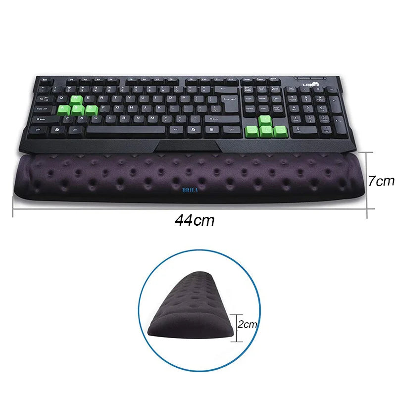 Ergonomic Memory Foam Mouse & Keyboard Wrist Rest Support Cushion Pad for Office Work and PC Gaming, Fatigue Pain Relief