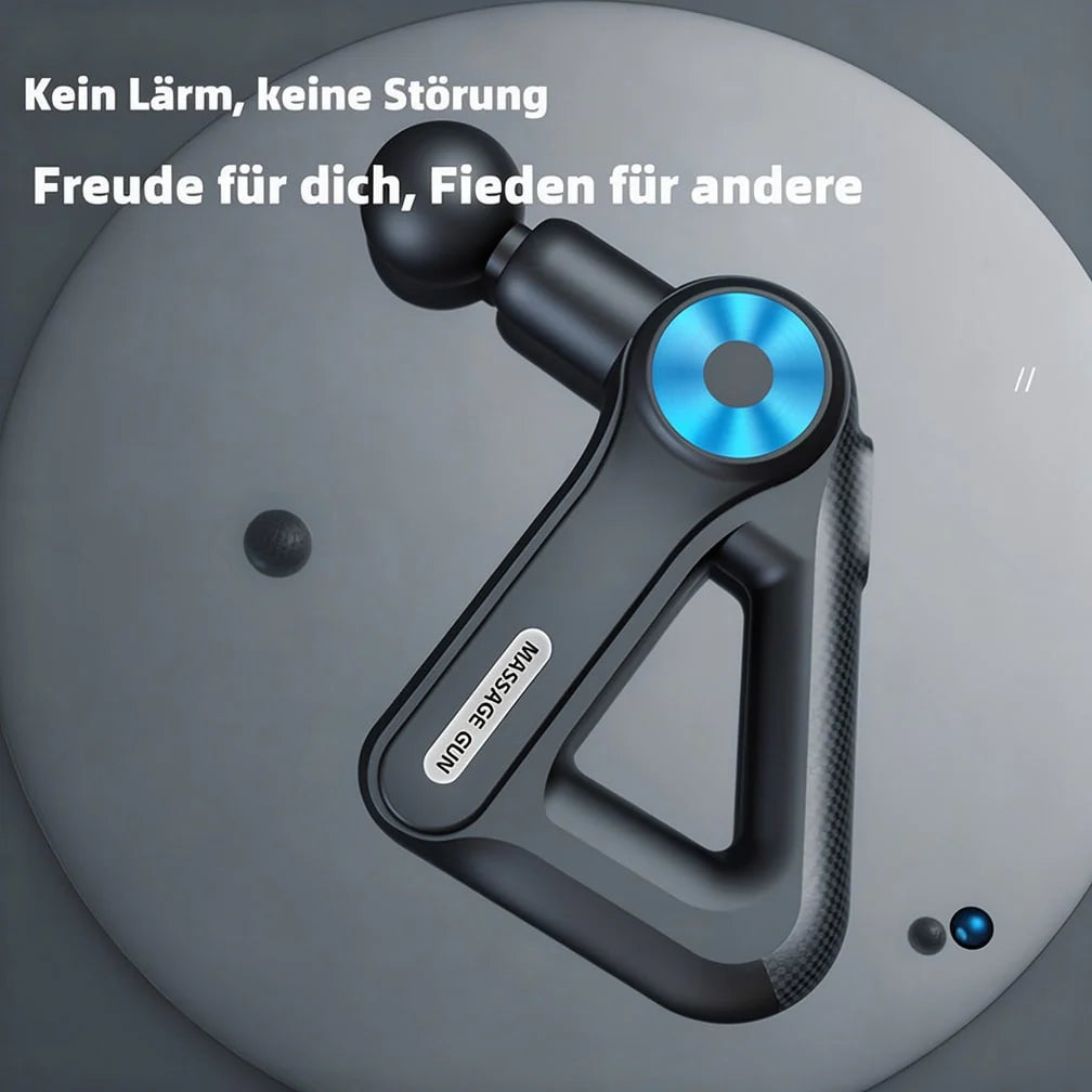 Massagepistole Mit 9 Aufsätzen | Massagegerät Für Nacken, Rücken, Füße Und Mehr | Massage Gun | Pulsevia