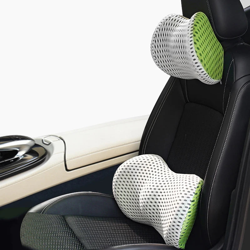 Breathable Memory Cotton Physiotherapy Lumbar Pillow Waist for Car Seat Back Pain Support Cushion Bed Sofa Office Sleep Pillows
