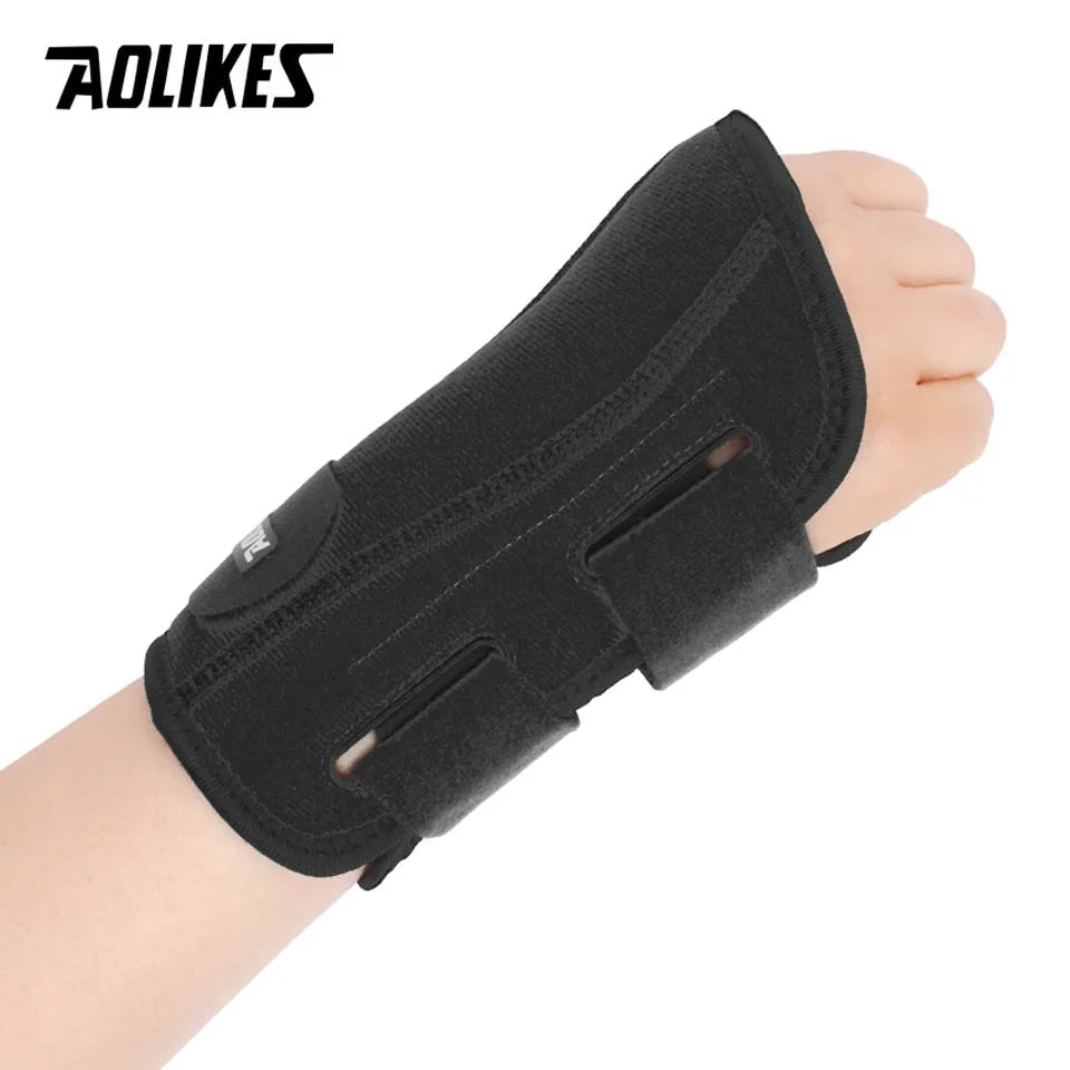 AOLIKES, Férula Estabilizadora Ajustable Para Muñeca, Túnel Carpiano, Envoltura De Soporte De Compresión De Mano Para Lesiones De Muñeca, Alivio Del Dolor