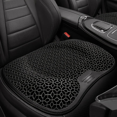 1 Cojín De Asiento De Gel: Diseño De Panal Para Coche/Oficina | Almohadilla Transpirable Y Lavable a Máquina, Soporte Ergonómico Y Liviana
