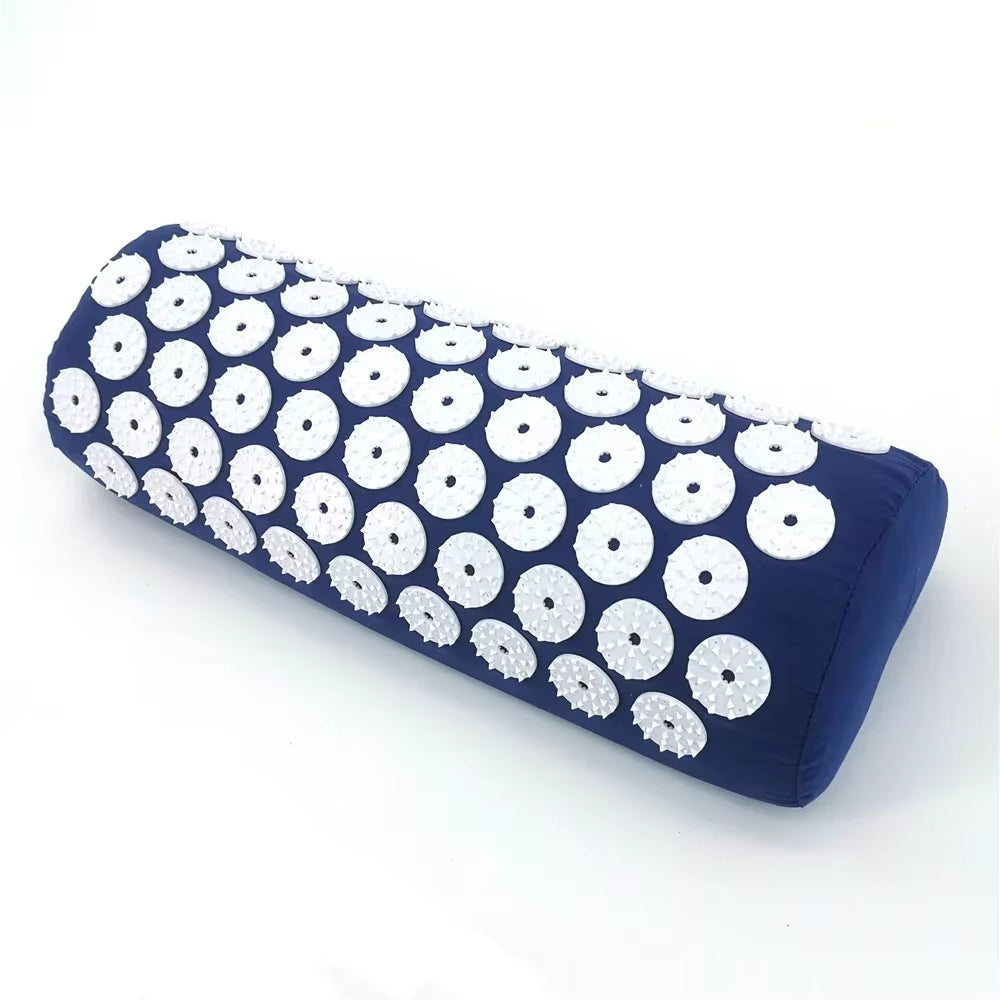 Cojín Masajeador, Estera De Masaje Para Yoga, Acupresión, Alivia El Dolor, Estrés, Espalda, Dolor Corporal, Estera Con Puntas, Estera De Acupuntura Y Juego De Almohadas