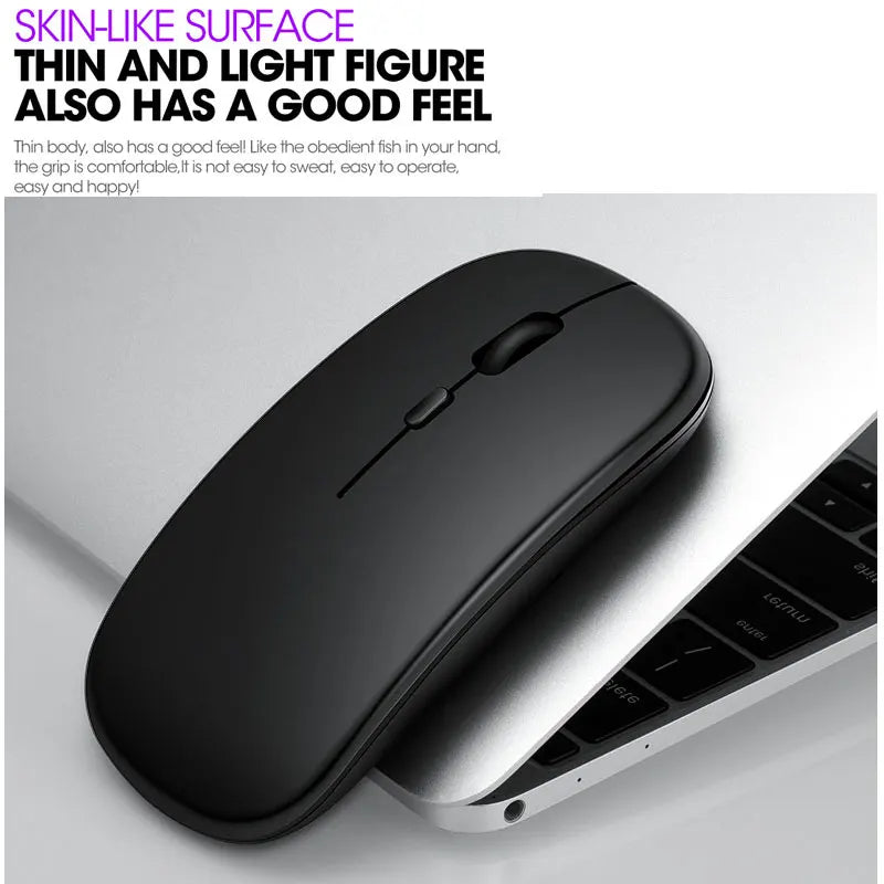 Ratón Inalámbrico Bluetooth 5,0 Para Tableta, Ordenador Portátil, Mini Ratón Inalámbrico Ultradelgado, Modo De Batería, Conectar Por Bluetooth