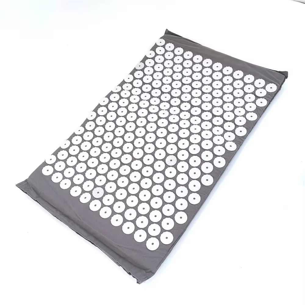 Cojín Masajeador, Estera De Masaje Para Yoga, Acupresión, Alivia El Dolor, Estrés, Espalda, Dolor Corporal, Estera Con Puntas, Estera De Acupuntura Y Juego De Almohadas