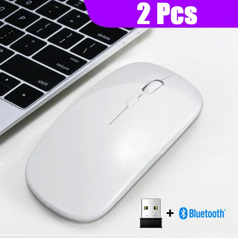 Ratón Inalámbrico Bluetooth 5,0 Para Tableta, Ordenador Portátil, Mini Ratón Inalámbrico Ultradelgado, Modo De Batería, Conectar Por Bluetooth