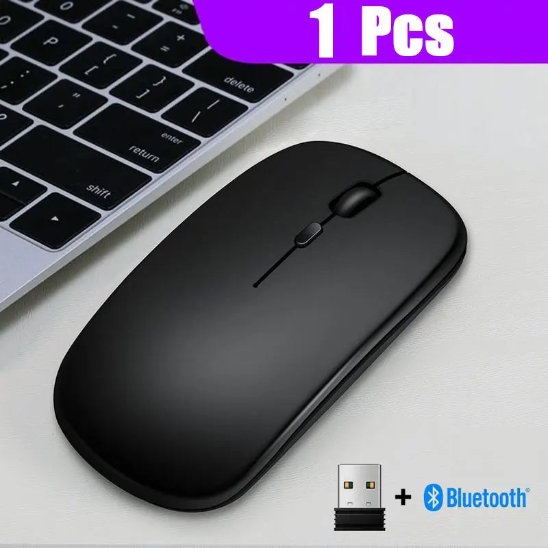 Ratón Inalámbrico Bluetooth 5,0 Para Tableta, Ordenador Portátil, Mini Ratón Inalámbrico Ultradelgado, Modo De Batería, Conectar Por Bluetooth