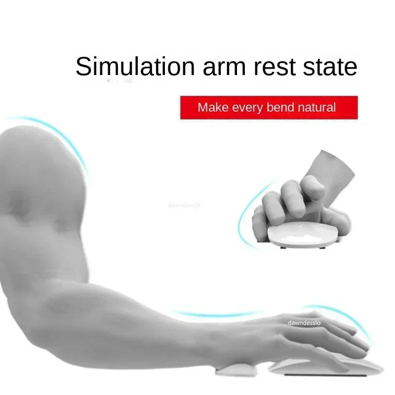 Ergonomic Mouse Pad Wrist Pad Silicon Gel Non-Slip Streamline Wrist Rest Support Mat Computer Mousepad for Office Gaming PC