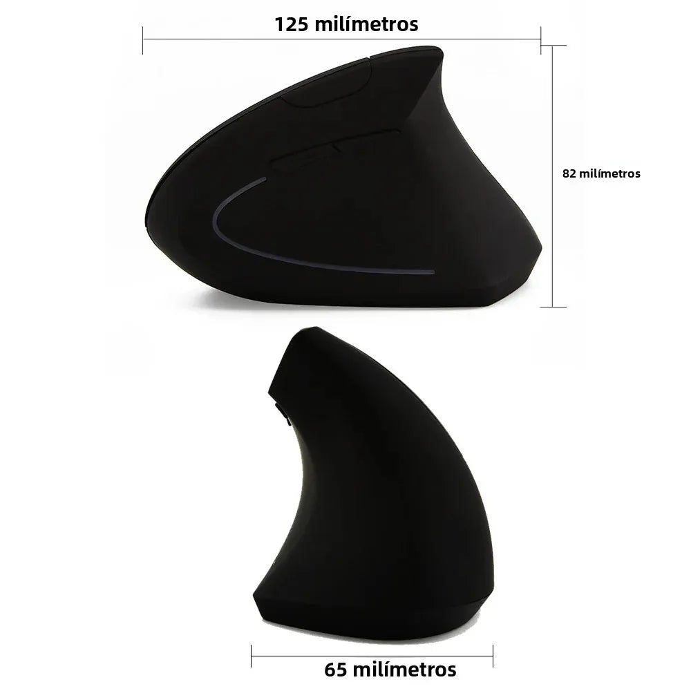 Ratón Vertical Ergonómico CHYI, Ratón Inalámbrico 2.4G Para Juegos De Computadora, Para Mano Derecha O Izquierda, Ratón Óptico USB 6D Para Jugadores, Para Computadora Portátil Y PC
