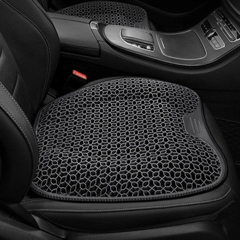 1 Cojín De Asiento De Gel: Diseño De Panal Para Coche/Oficina | Almohadilla Transpirable Y Lavable a Máquina, Soporte Ergonómico Y Liviana