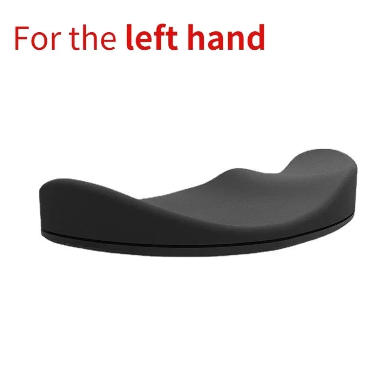 Ergonomic Mouse Pad Wrist Pad Silicon Gel Non-Slip Streamline Wrist Rest Support Mat Computer Mousepad for Office Gaming PC