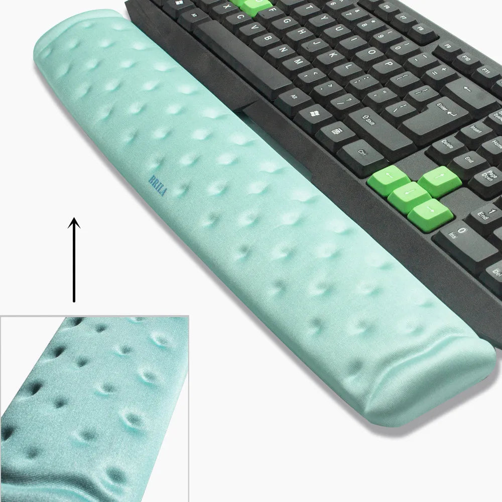 Ergonomic Memory Foam Mouse & Keyboard Wrist Rest Support Cushion Pad for Office Work and PC Gaming, Fatigue Pain Relief