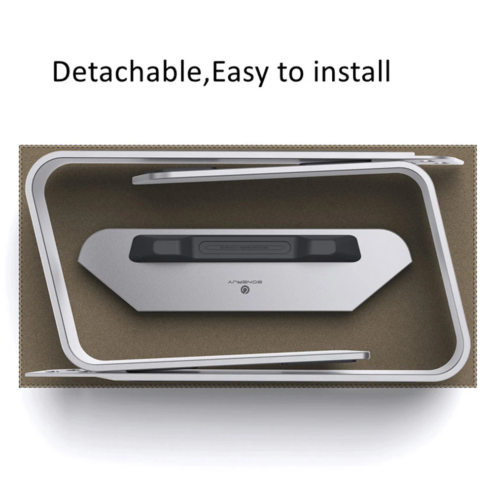 Soporte de portátil de aluminio desmontable Prichiamo