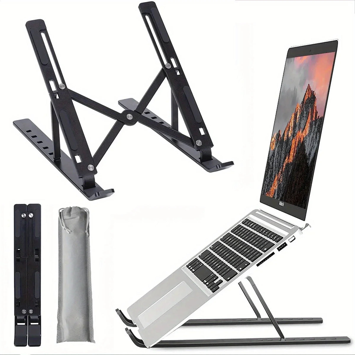 Soporte de portátil de aluminio DUTRIEUX, 6 alturas