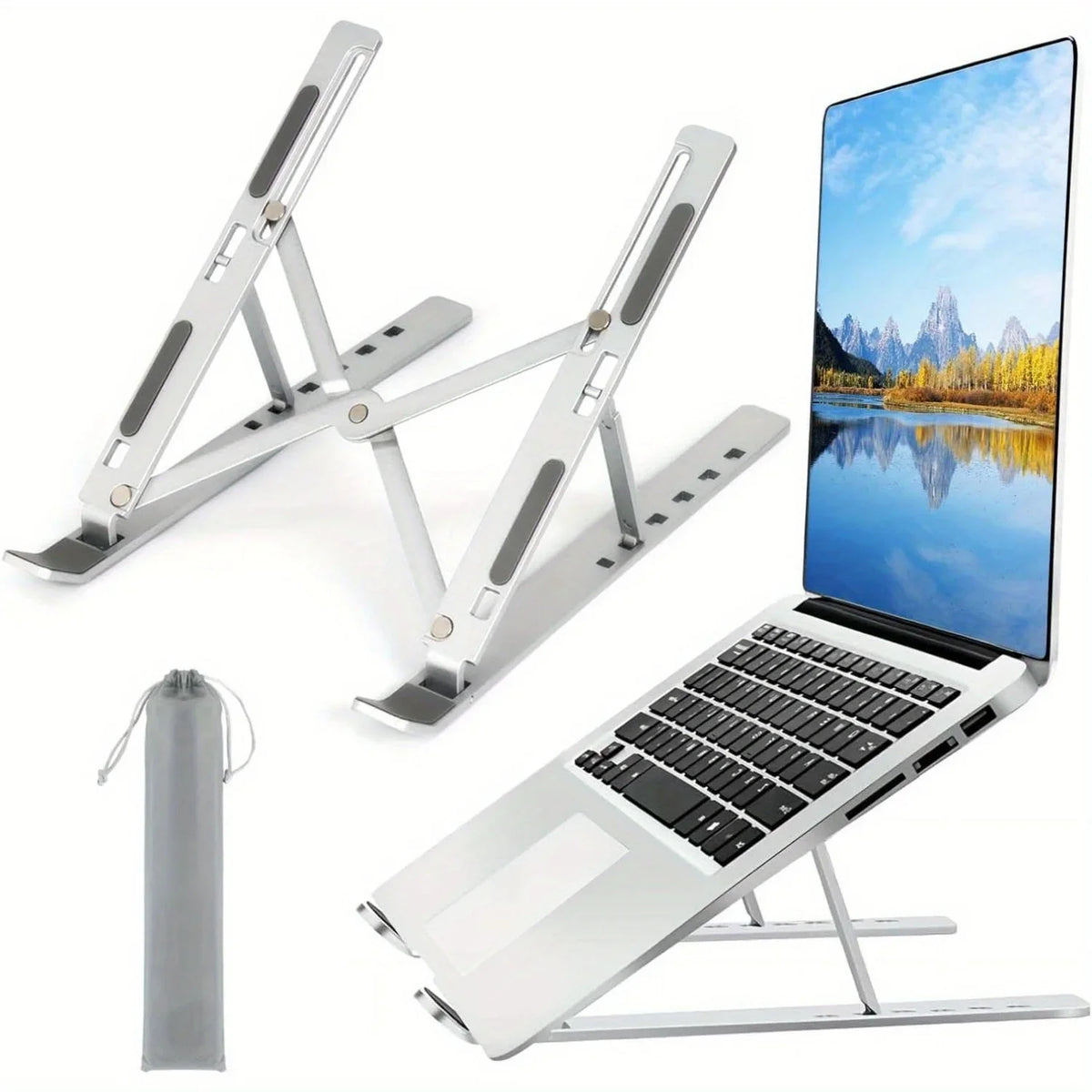 Soporte de portátil de aluminio DUTRIEUX, 6 alturas