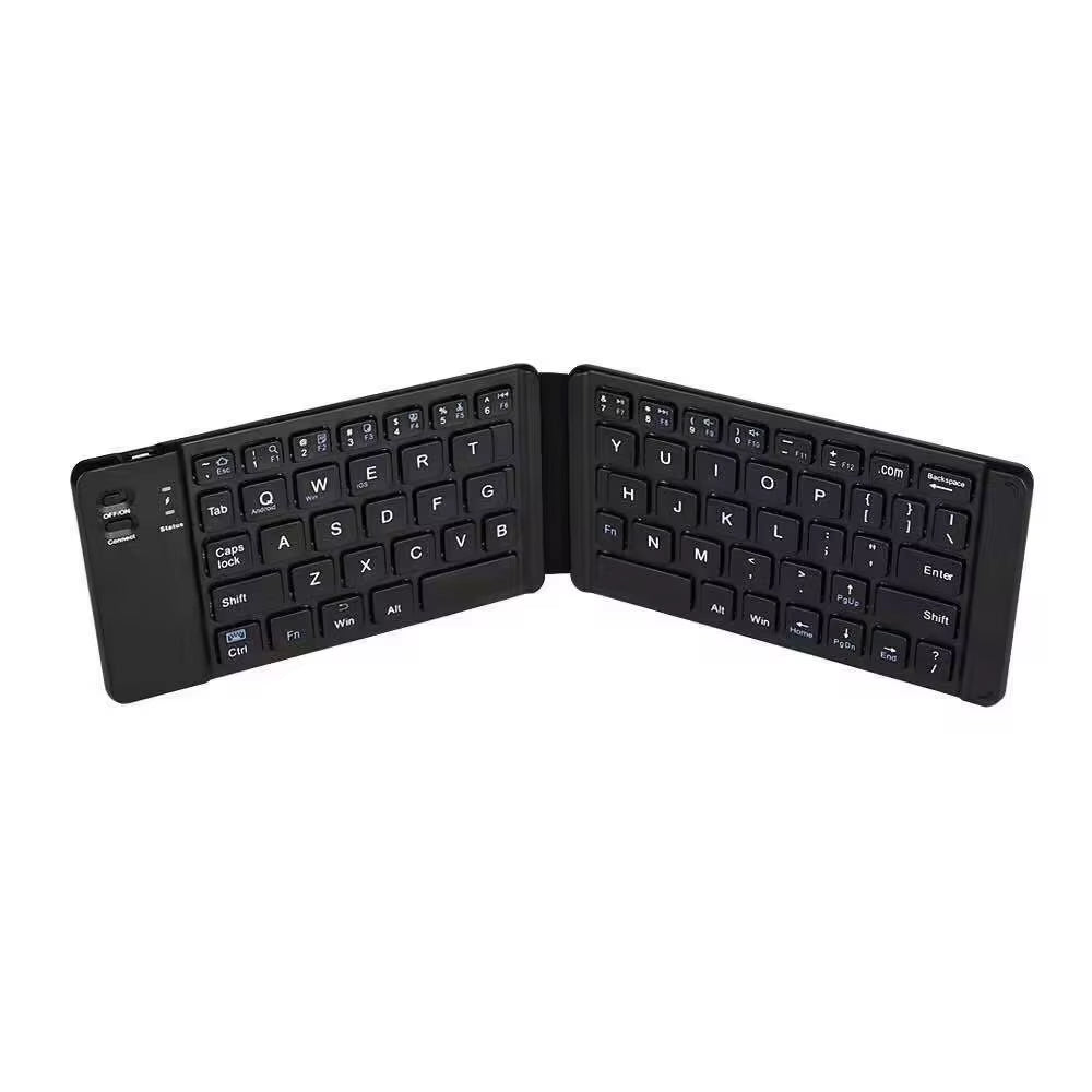 Teclado Bluetooth Plegable Con Panel Táctil Para IOS Android Windows Office Mini Teclado Inalámbrico Almacenamiento Tres Sistemas Universal