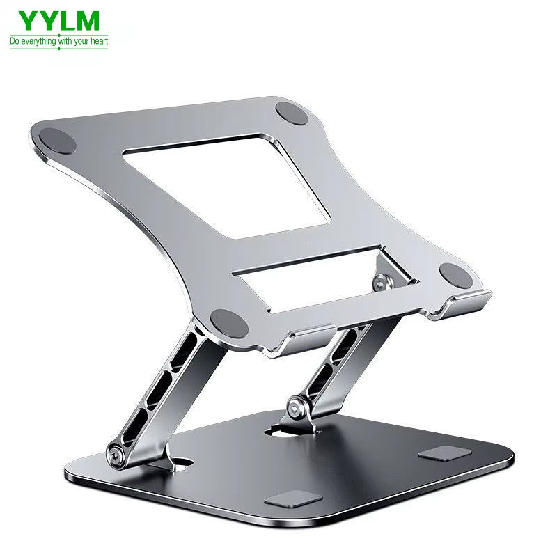 Soporte Ajustable Para Teléfono Y Tableta, De Aleación De Aluminio, Para Laptop Y Tableta De Hasta 17", Soporte Plegable Portátil Con Refrigeración