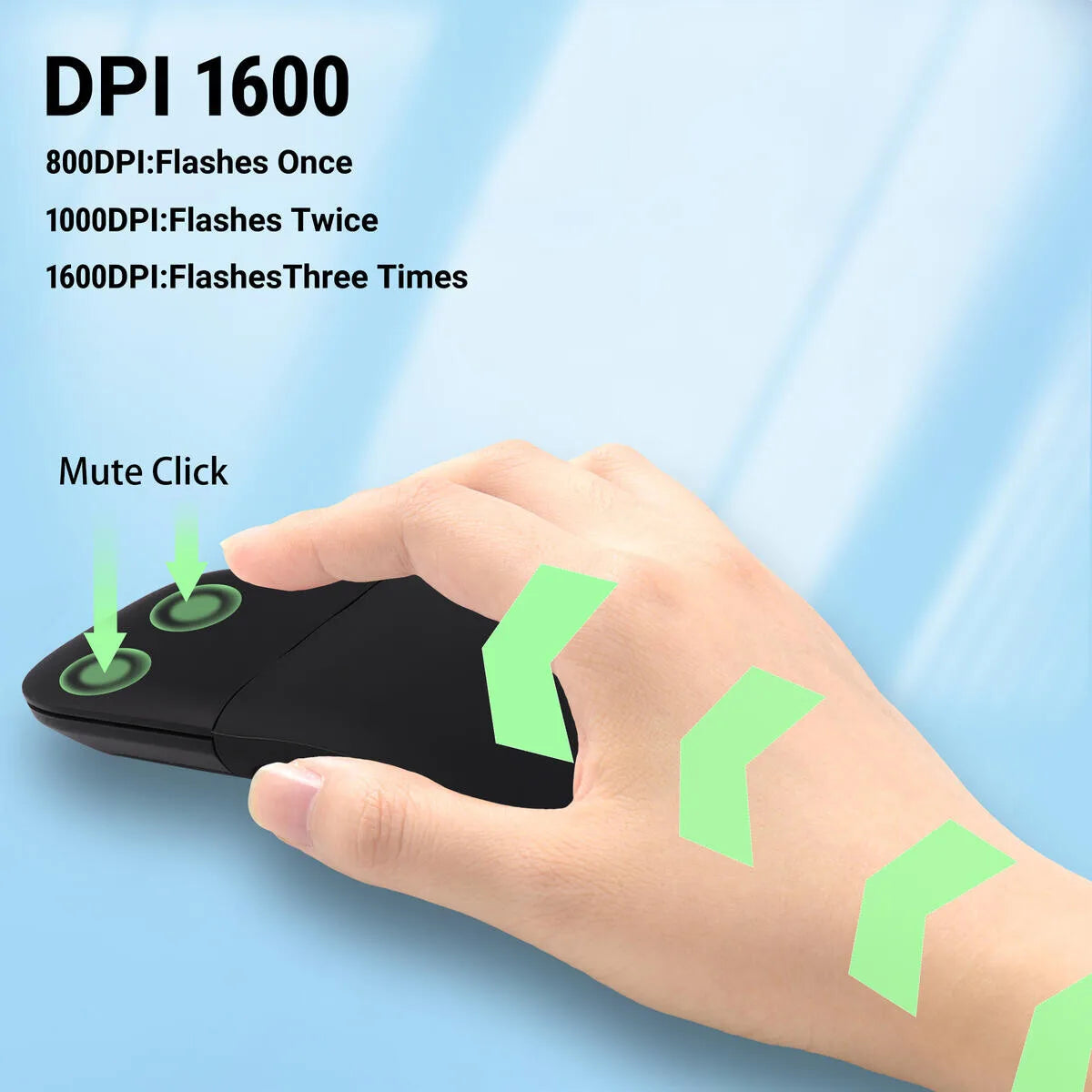 Ratón Inalámbrico Plegable ARC Touch, Bluetooth/2.4G, Silencioso, Ergonómico, Delgado Y Portátil Para Computadora, Ipad, Surface, Mac, Oficina Móvil