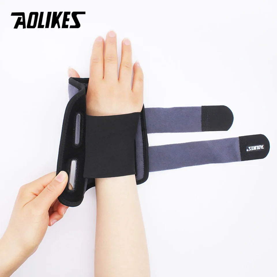 AOLIKES, Férula Estabilizadora Ajustable Para Muñeca, Túnel Carpiano, Envoltura De Soporte De Compresión De Mano Para Lesiones De Muñeca, Alivio Del Dolor