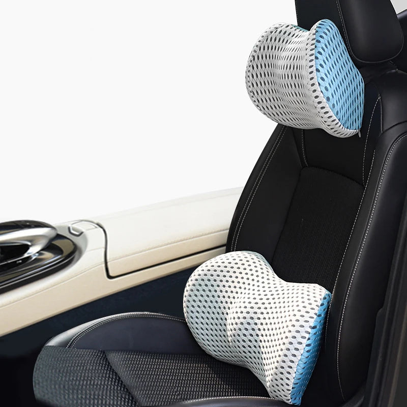 Breathable Memory Cotton Physiotherapy Lumbar Pillow Waist for Car Seat Back Pain Support Cushion Bed Sofa Office Sleep Pillows