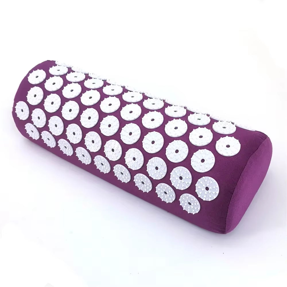 Cojín Masajeador, Estera De Masaje Para Yoga, Acupresión, Alivia El Dolor, Estrés, Espalda, Dolor Corporal, Estera Con Puntas, Estera De Acupuntura Y Juego De Almohadas