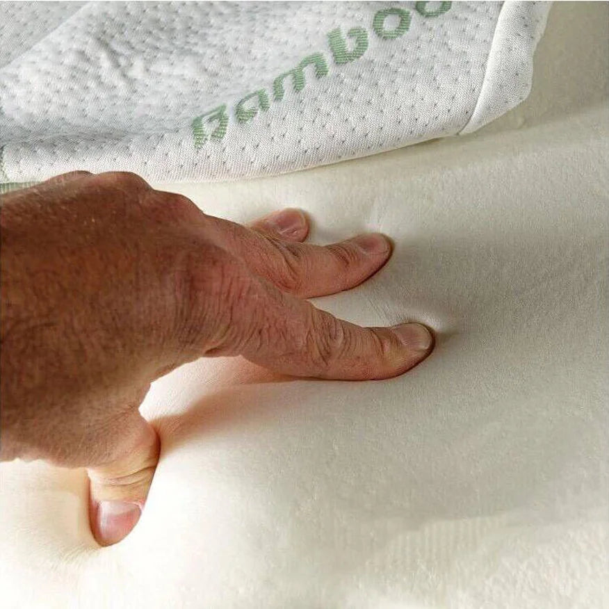 Cojín De Asiento De Espuma Viscoelástica De Fibra De Bambú 2 En 1, Cojín Trasero, Juego De Soporte De Cintura De Rebote Lento Para El Hogar, Oficina, Almohadilla Para Silla De Cuidado De La Salud